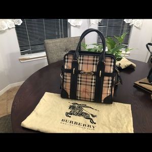 Burberry Haymarket Tote
